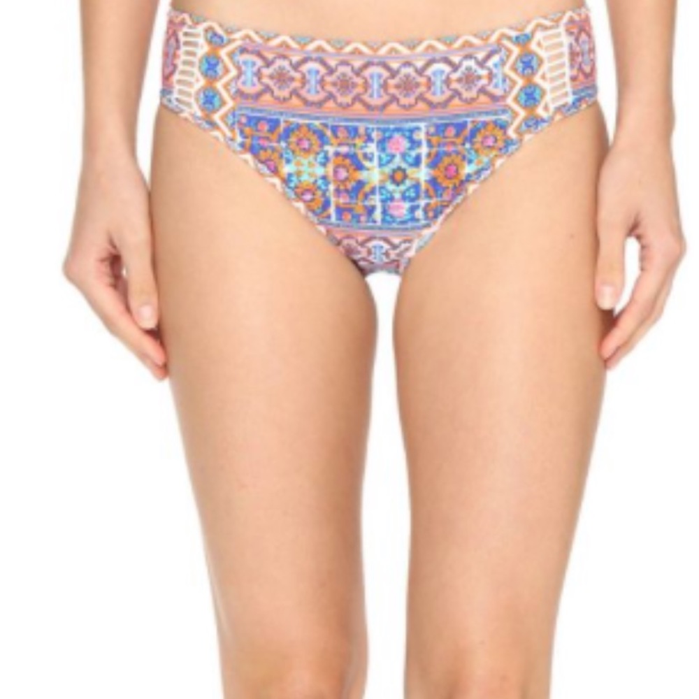 La Blanca Patterned Hipster Swim Bikini Corsica 4